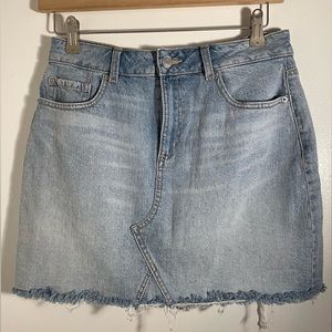 Garage denim skirt